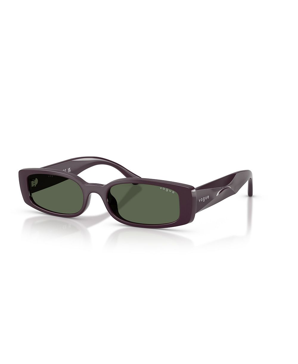 Vogue Eyewear женские прямоугольные солнцезащитные очки с зелеными линзами VO5725SU