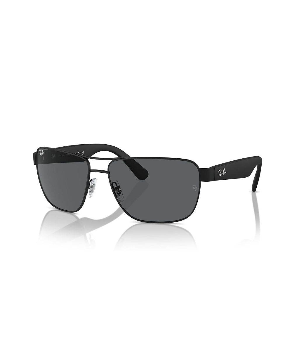 Мужские солнцезащитные очки Ray-Ban прямоугольные металлические RB3745L