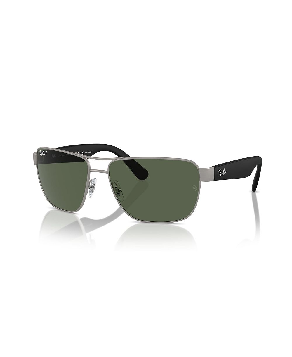 Ray-Ban мужские поляризованные прямоугольные солнцезащитные очки RB3745L