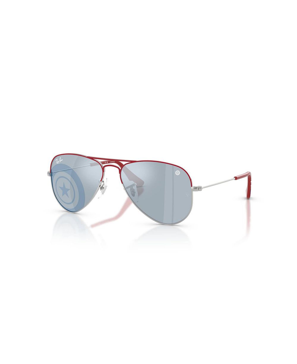Ray-Ban Jr Капитан Америка мини авиатор зеркальные солнцезащитные очки