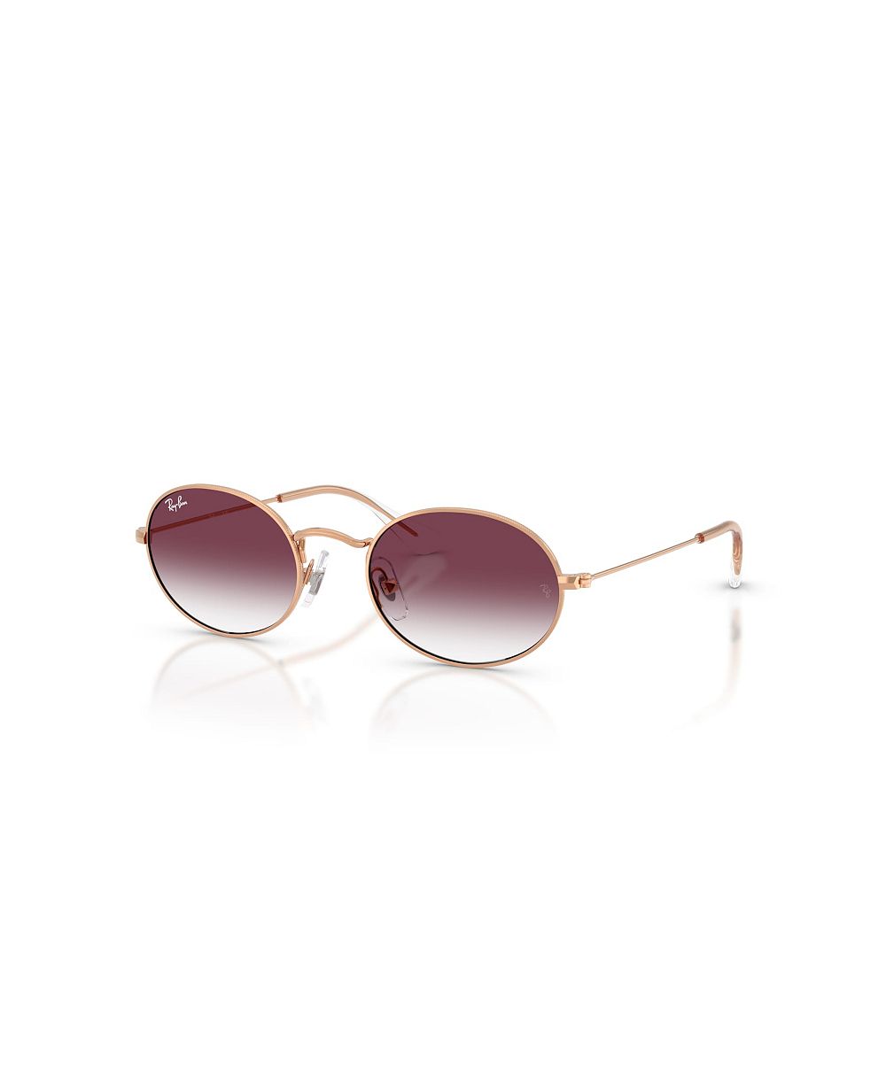 Детские солнцезащитные очки Ray-Ban Jr RB9645S металлические овальные с градиентом