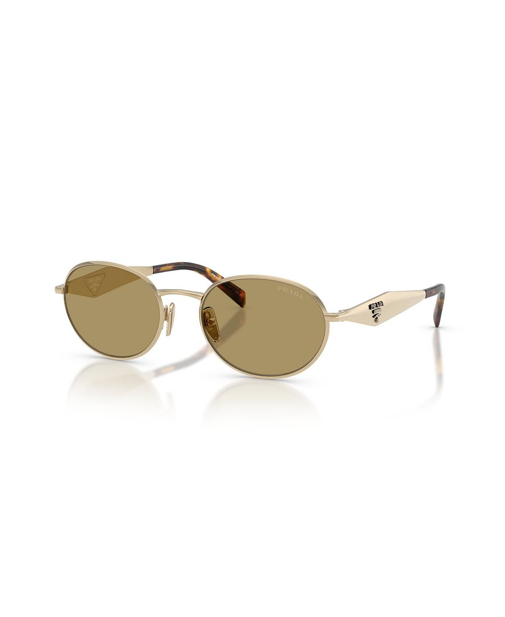 PRADA Women's Oval Metal Sunglasses PR D57S