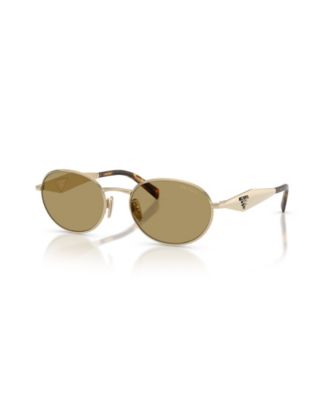 PRADA Women's Oval Metal Sunglasses PR D57S