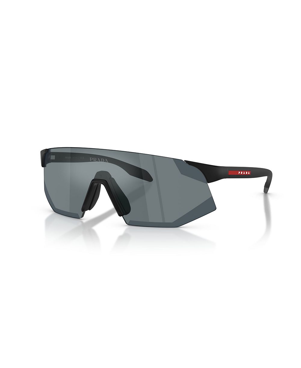 PRADA LINEA ROSSA Men's Shield Sunglasses PS C03SU