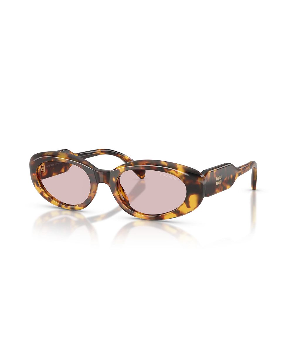 MIU MIU солнцезащитные очки овальной формы MU C01S