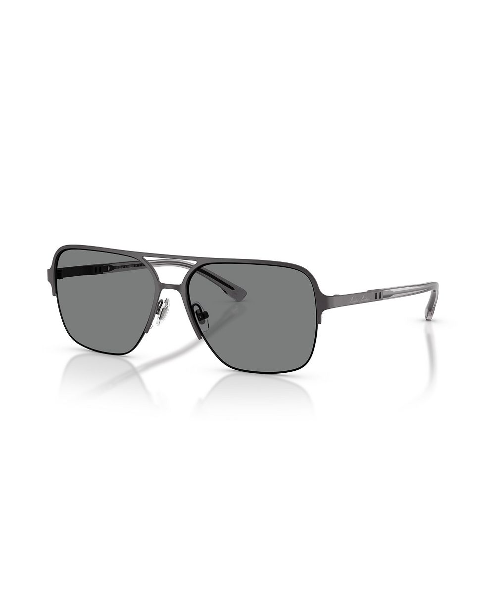 Мужские солнцезащитные очки Brooks Brothers из металла авиаторы BB4074