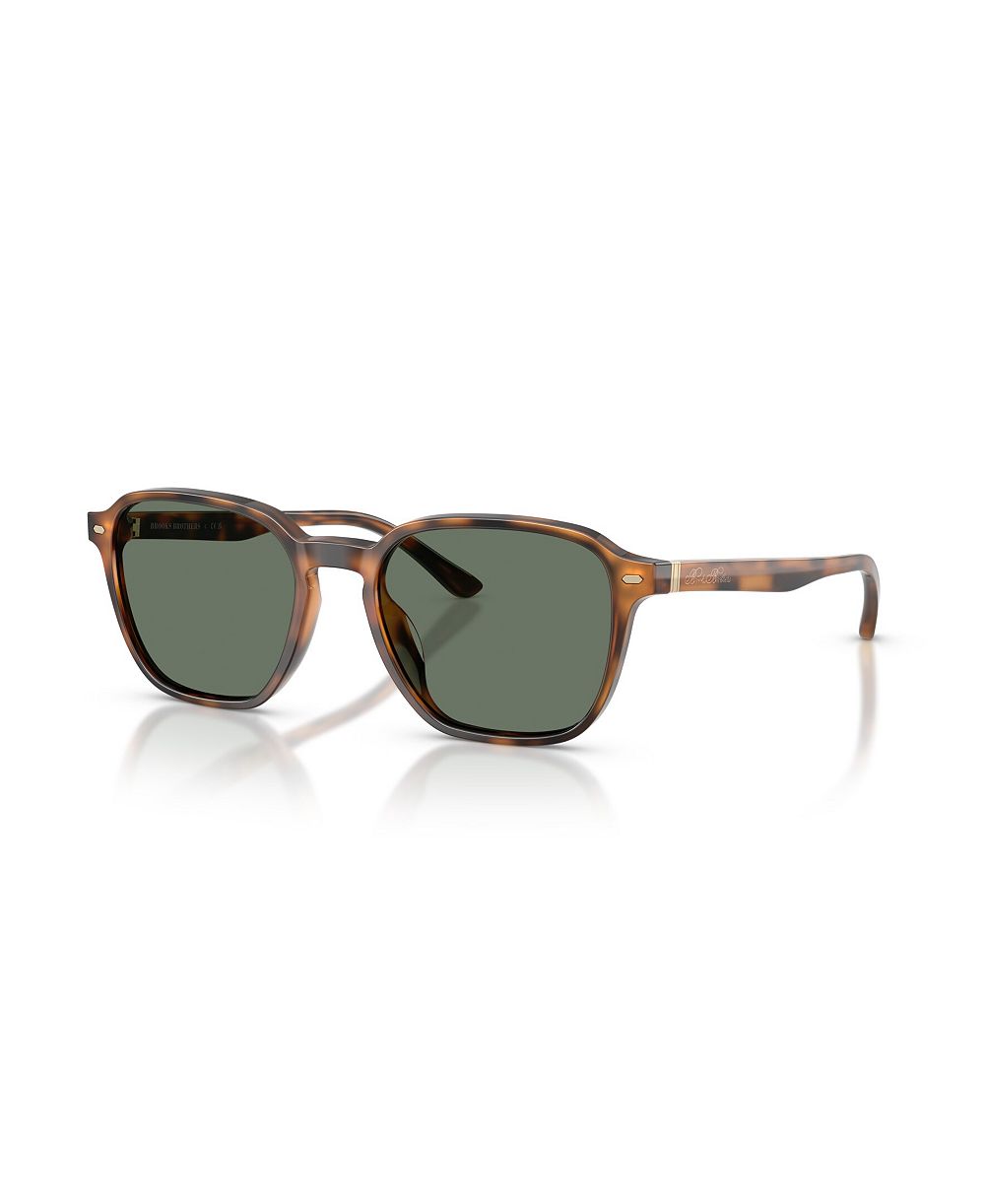 Солнцезащитные очки Brooks Brothers с овальным геометрическим лицом BB5059U