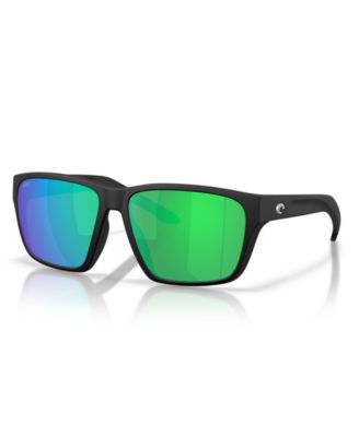 Costa Del Mar Unisex Polarized Rectangle Rizzler Sunglasses 6S9141