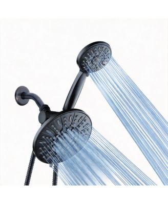 CYQBD 7" Rainfall Shower Head with Hand Held Combo 3-Way 2.5 Gallons