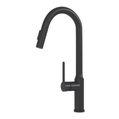 Thirtypeachy Pull-Down Kitchen Faucet with High Arc Spout, CUPC Certified, Single Handle, 360degree(s) Swivel