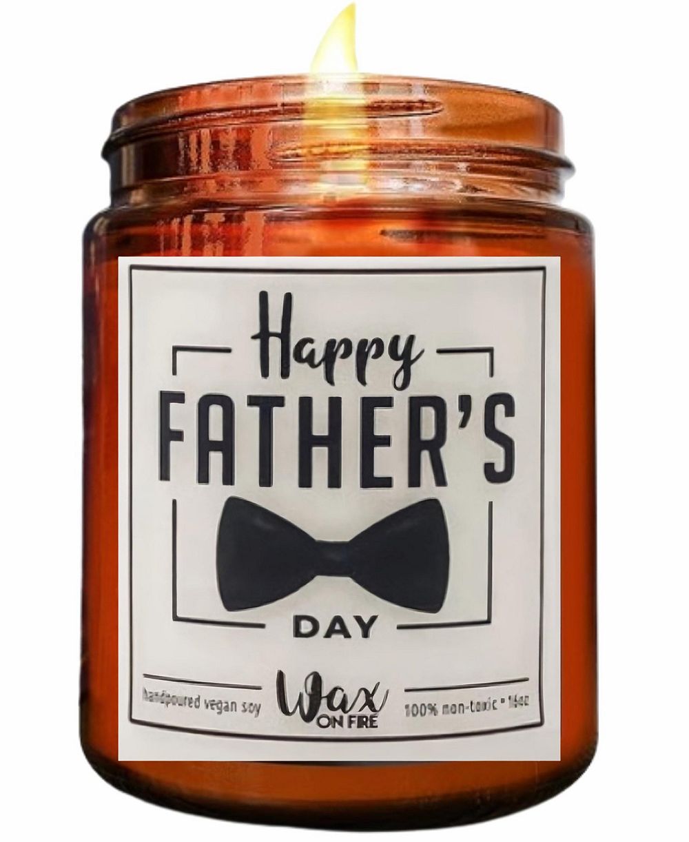 Lovery Свеча Happy Father's Day, лавандовый аромат, соевый воск, 10oz