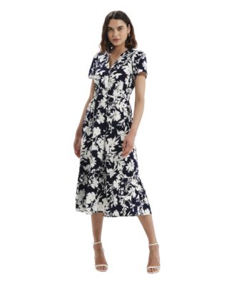 Navy floral