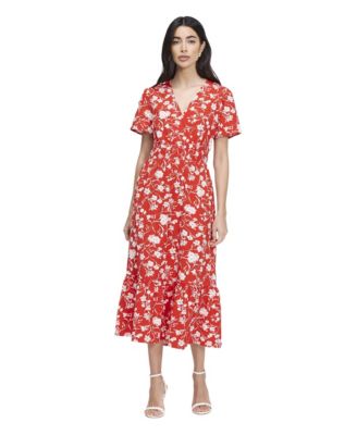 Red floral