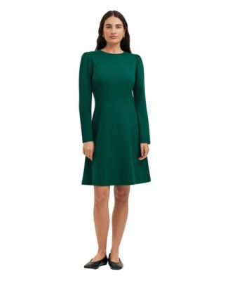 Женское платье Finery London длины миди с длинным рукавом и А-силуэтом