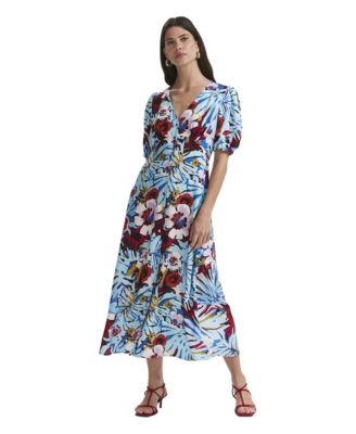Aqua floral