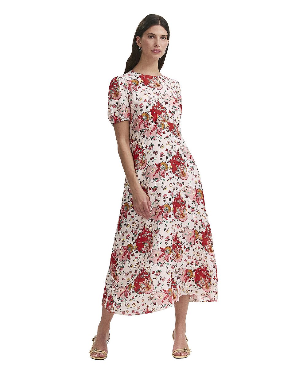 Finery London Women's Lili Floral Fit-and-Flare Midi Dress