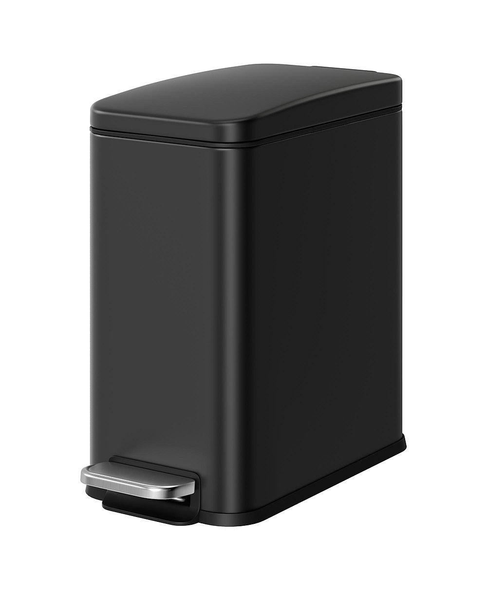 SongmicsHome 10L Bathroom Bin with Lid, Toilet Bin, Soft Close