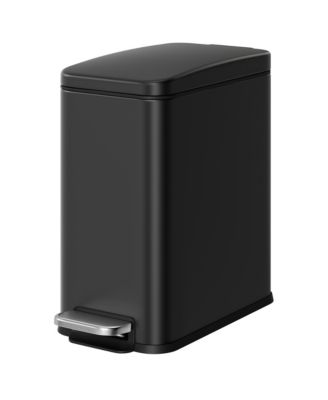 SongmicsHome 10L Bathroom Bin with Lid, Toilet Bin, Soft Close