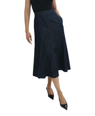 Женская джинсовая юбка миди Finery London модели Dana в форме А