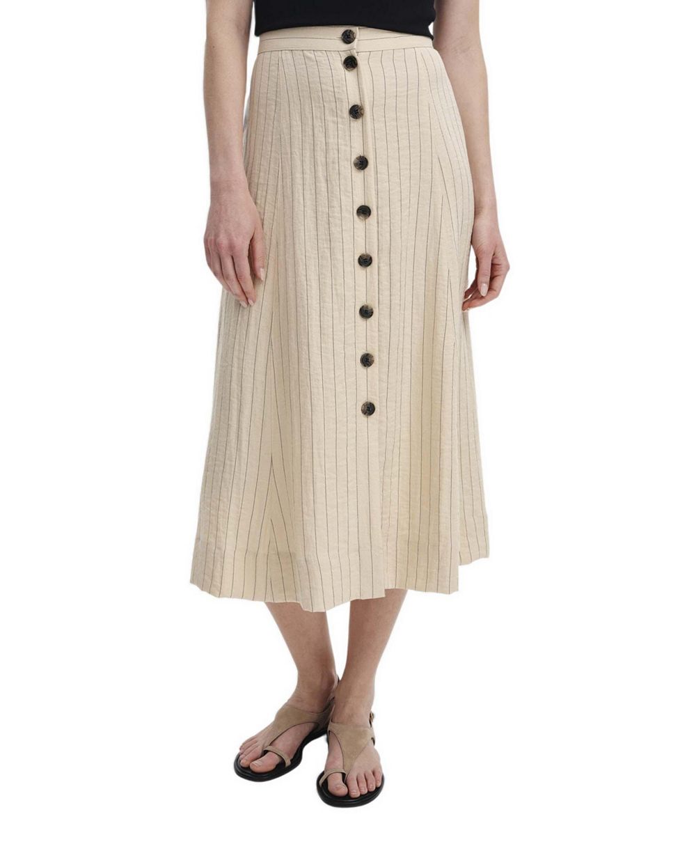 Женская юбка finery london frances stripe midi a-line