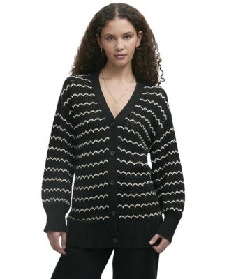 Finery London женский кардиган из крючком с полосками Alena