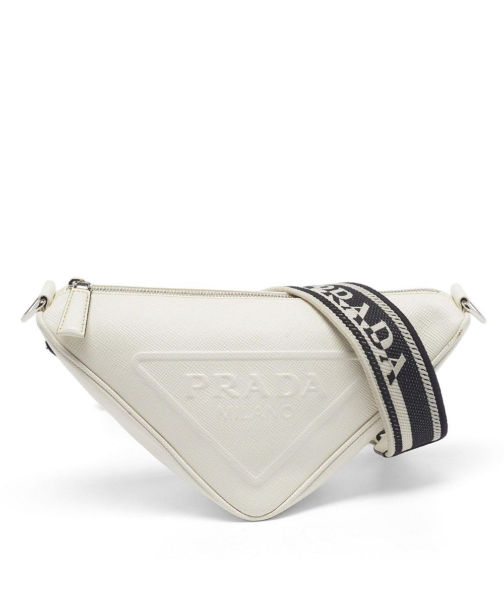 Pre-Owned Prada женская кожаная сумка на плечо
