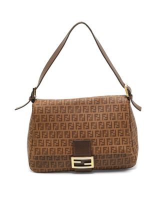 Pre-Owned Fendi Women's Coated Canvas Shoulder Bag
