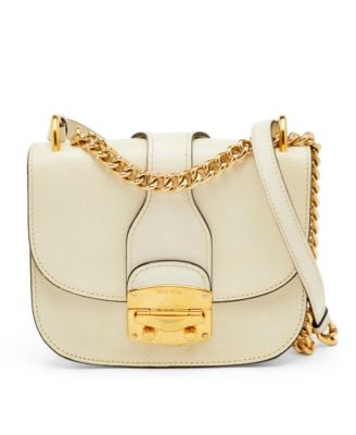 Pre-Owned Miu Miu кожаная сумка-кроссбоди с замком push-lock