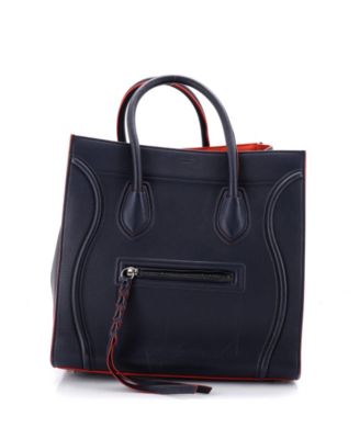 Pre-Owned Celine Миниатюрная сумка Luggage из зернистой кожи
