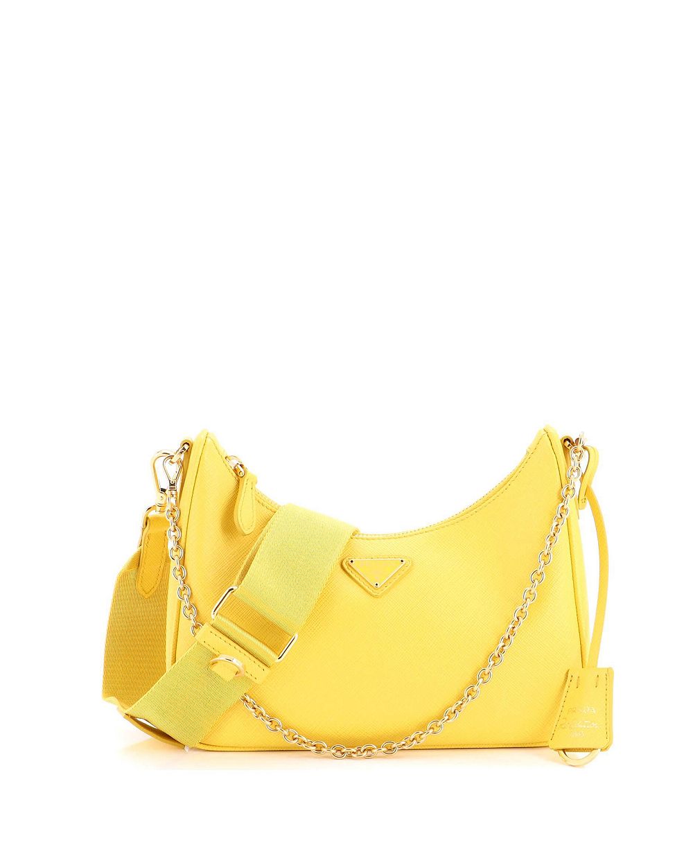 Pre-Owned Prada Маленькая сумка через плечо Re-Edition 2005 из кожи Сафьяно