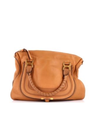 Pre-Owned Chloe Large Marcie Shoulder Bag Leather