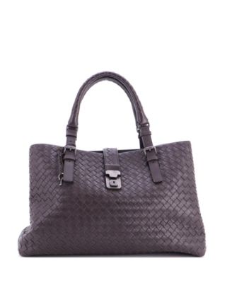 Pre-Owned Bottega Veneta средняя сумка Roma Intrecciato Nappa