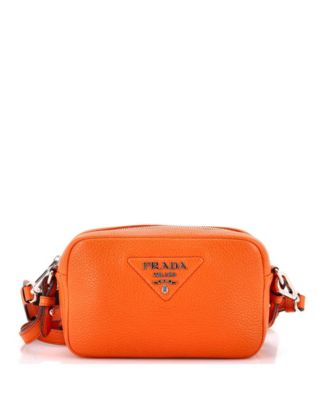 Pre-Owned Prada маленькая сумка-фотоаппарат Flou через плечо из кожи Vitello Daino