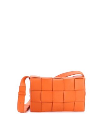 Б/у маленькая сумка через плечо Bottega Veneta Cassette Maxi из кожи с плетением Intrecciato