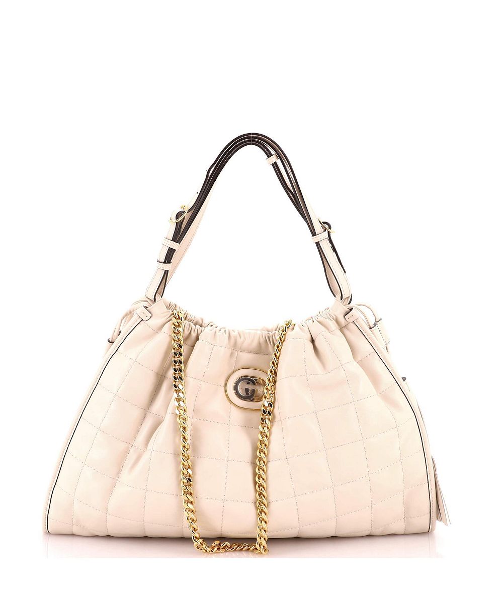 Pre-Owned Gucci Medium Deco Tote Matelasse Leather