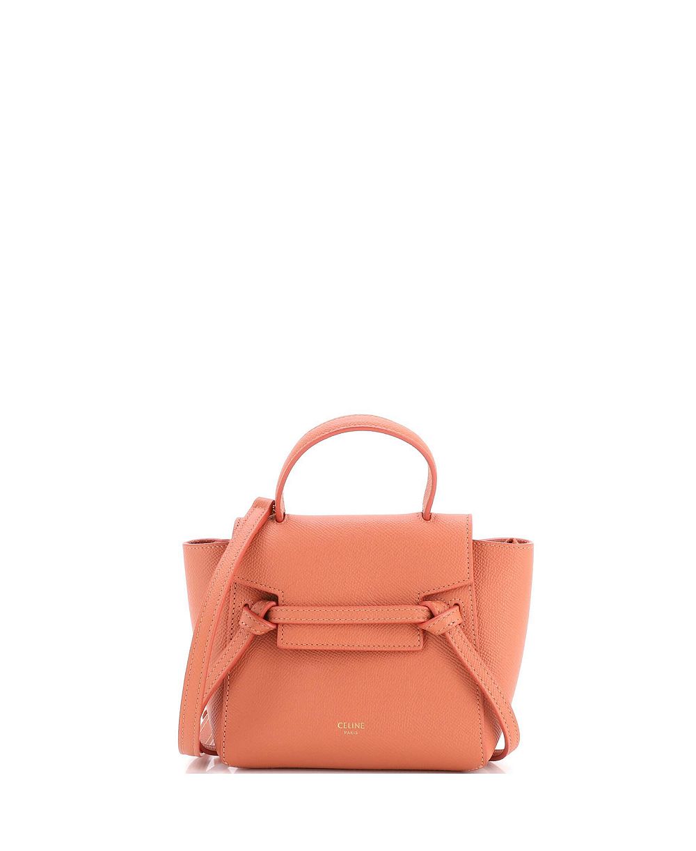 Pre-Owned Celine Pico Belt Bag Textured Leather