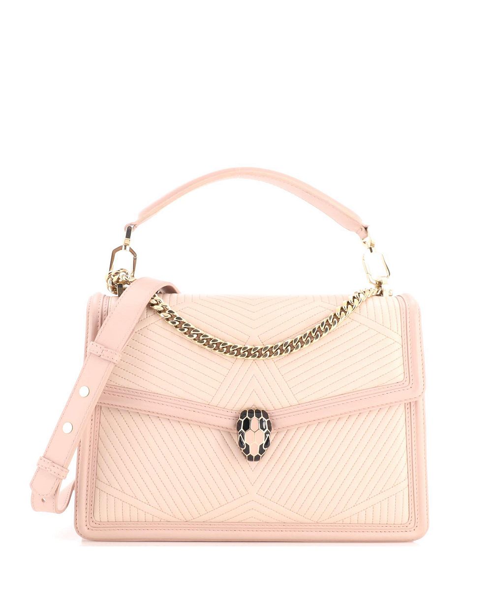 Pre-Owned Bvlgari сумка Medium Serpenti Forever через плечо из стеганой кожи