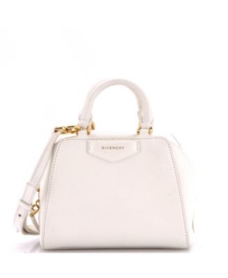 Б/у кожаная сумка Givenchy Nano Antigona Cube
