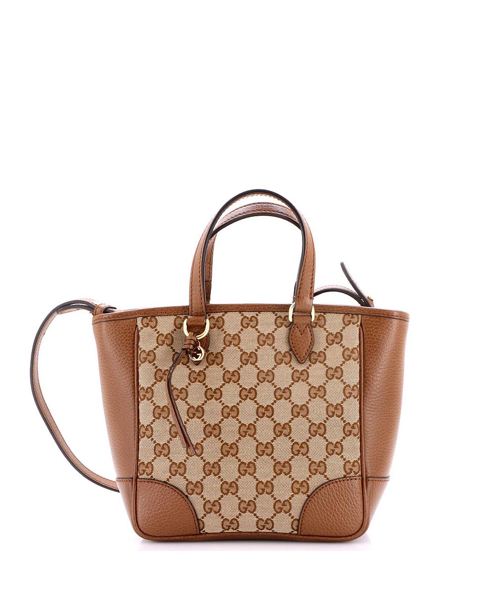 Gucci Сумка-тоут Bree GG Canvas с кожаными элементами