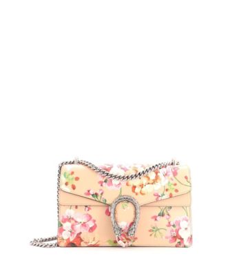 Pre-Owned Gucci Small Dionysus Bag Blooms Print Leather