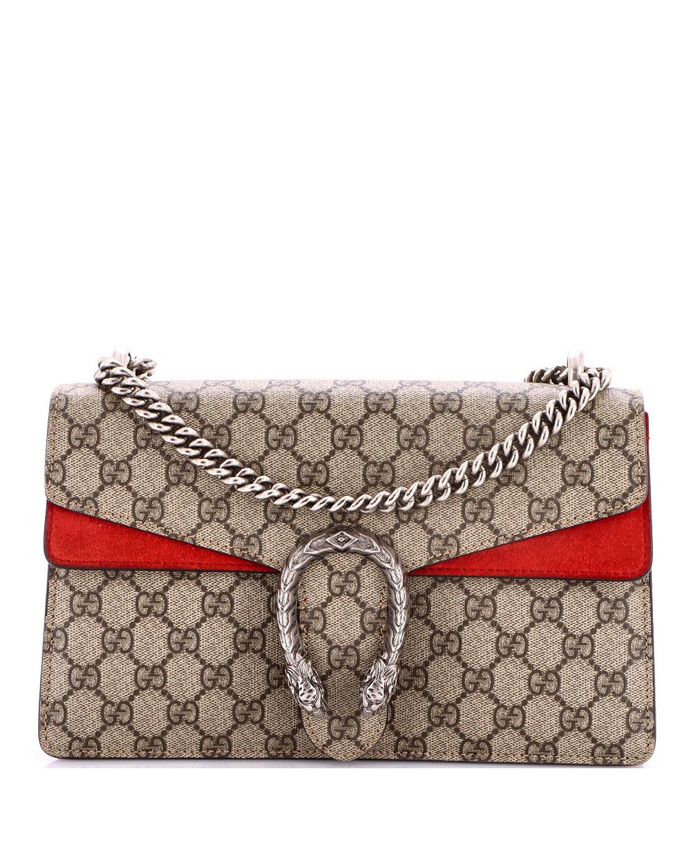Pre-Owned Gucci Small Dionysus Bag GG Coated Canvas