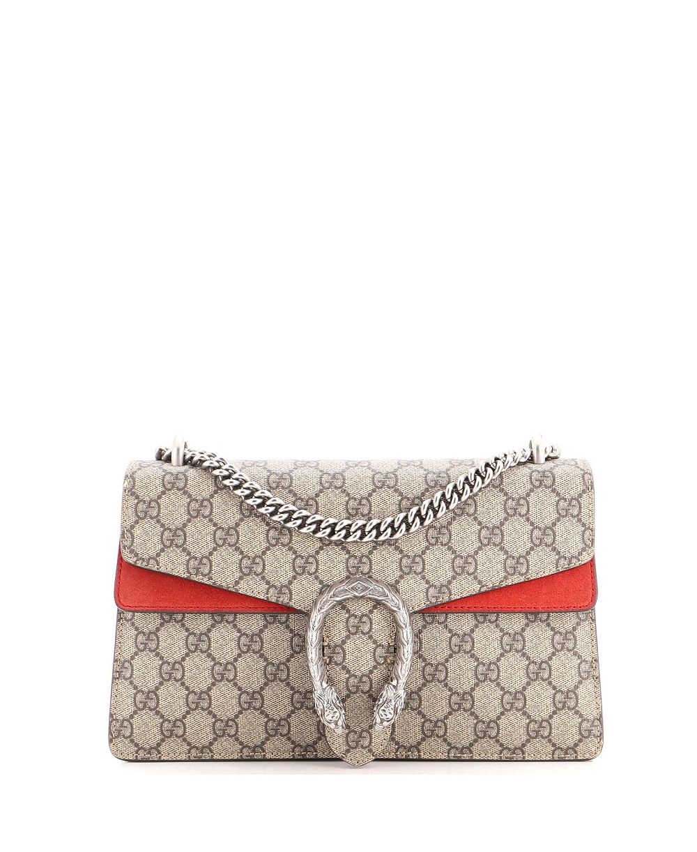 Pre-Owned Gucci Small Dionysus Bag GG Coated Canvas