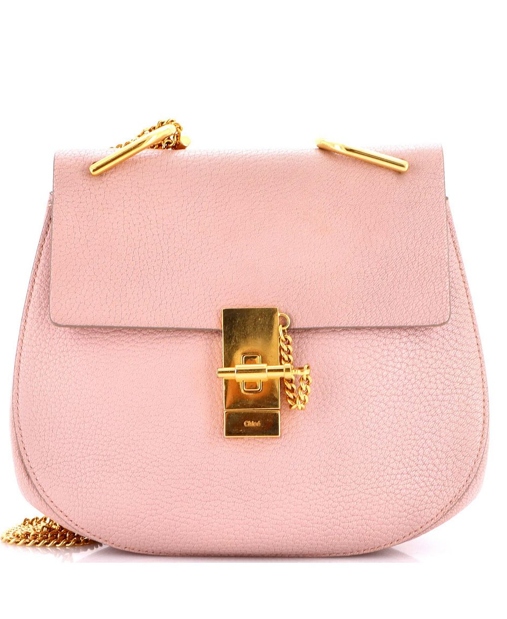 Кожаная сумка Chloe Small Drew кросс-боди, б/у