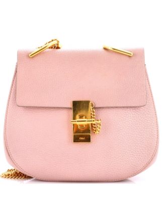 Кожаная сумка Chloe Small Drew кросс-боди, б/у