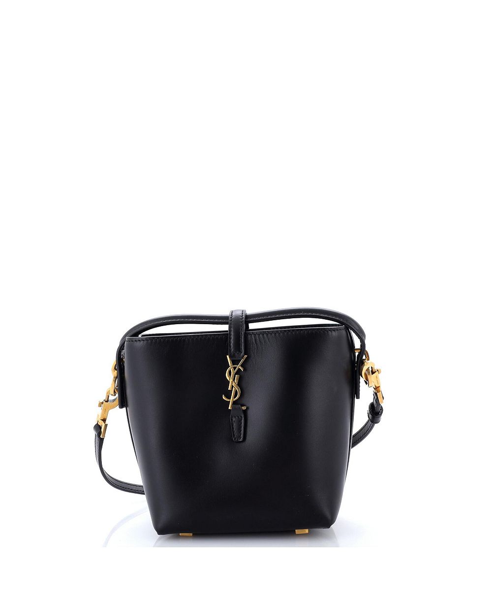 Pre-Owned Saint Laurent Mini Le 37 Bucket Bag Leather