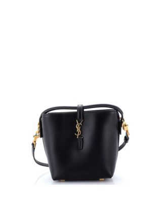 Pre-Owned Saint Laurent мини-сумка-ведро Le 37 из кожи