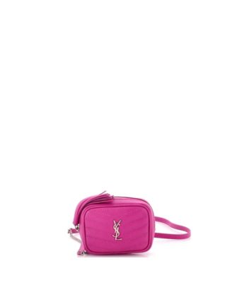 Saint Laurent Сумка Baby Lou Camera, кожа Matelasse Chevron, б/у