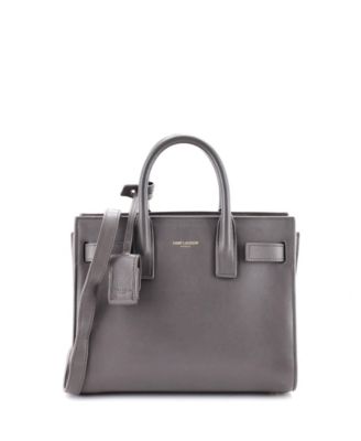 Б/у кожаная сумка Nano Sac de Jour Saint Laurent