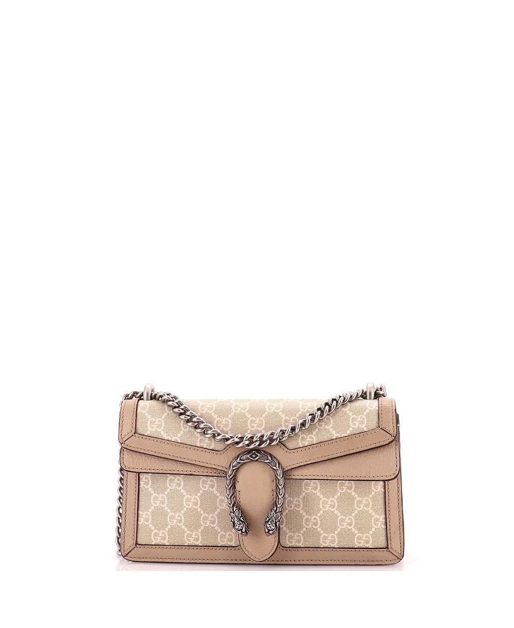Pre-Owned Gucci Small Dionysus Bag GG Coated Canvas with Leather