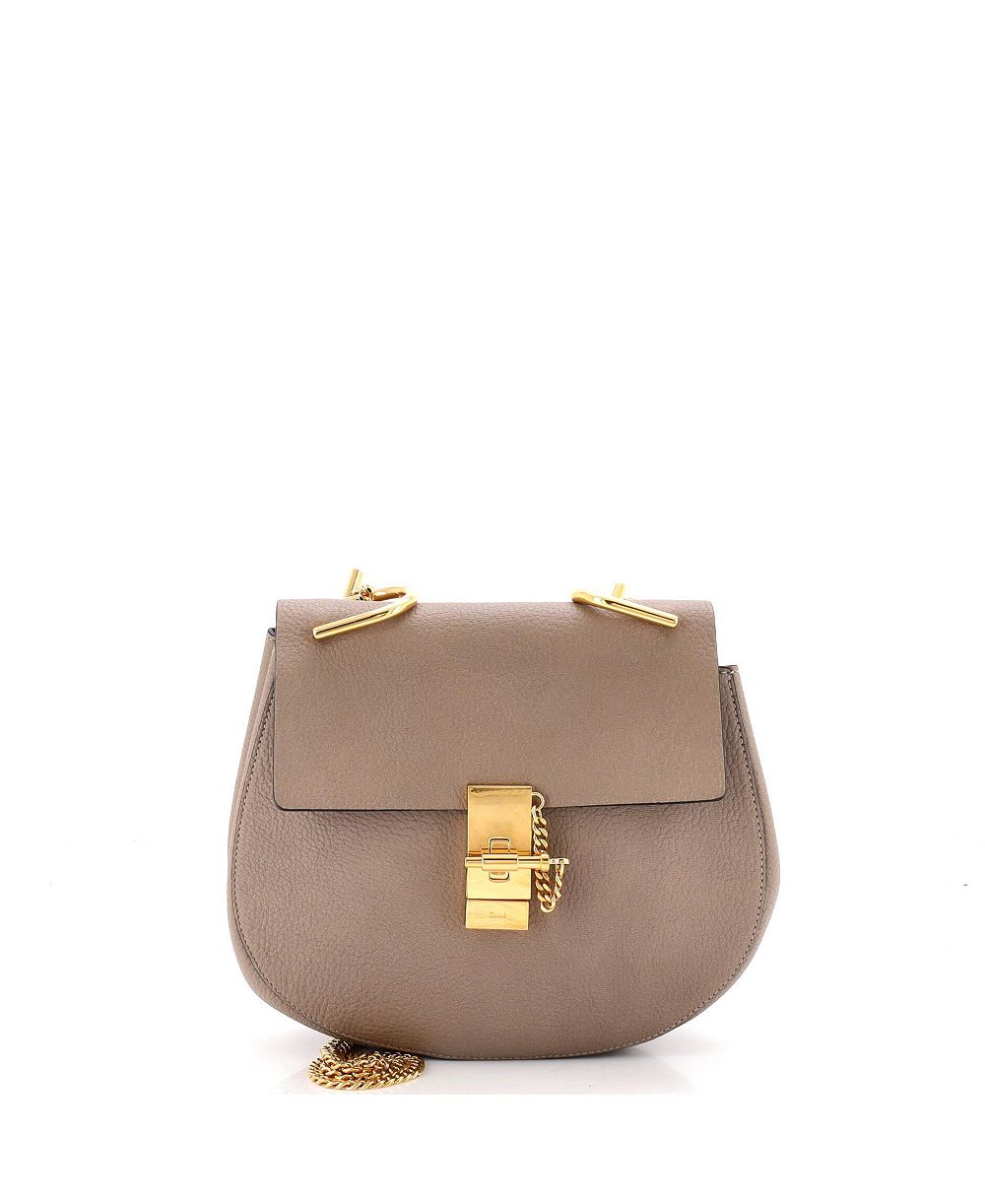 pre-owned chloe mini drew кроссбоди сумка кожа
